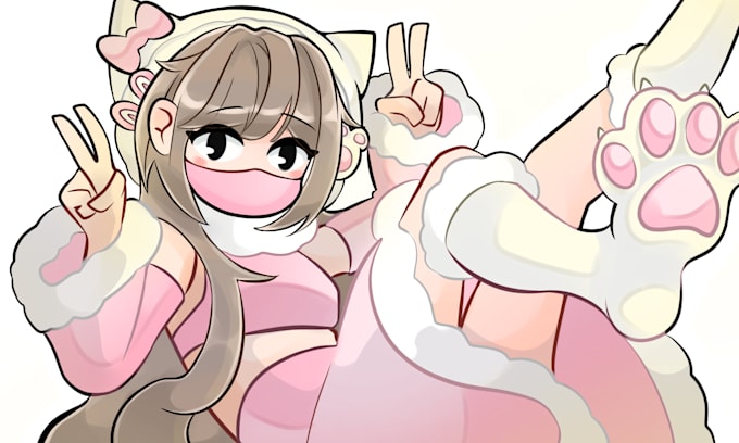 draw your roblox avatar, or discord, youtube pfp in cartoon style