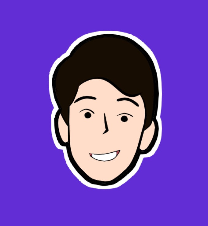 Draw you a simple avatar for youtube, twitter etc in 48 hours by ...