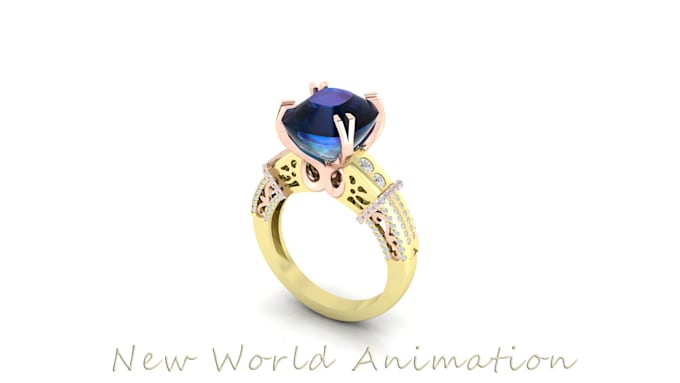 create 3d jewelry design for 3d printing 3d rendering etc