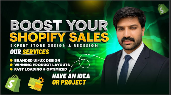 be your fast best shopify website design and redesign expert