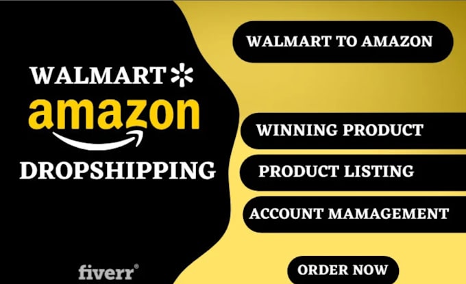 do walmart, ebay, amazon, home depot dropshipping shop administration VA