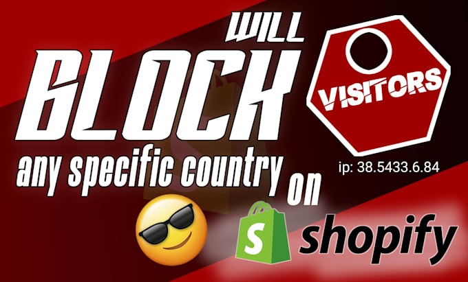 block shopify store in a specific country