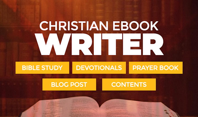 write your christian book, ebook, bible study, and devotional