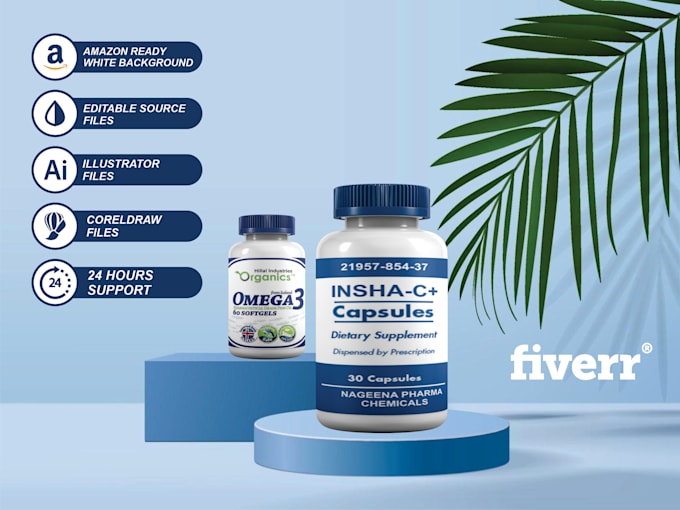 Design a premium label supplement label and packaging by Rjmubashar