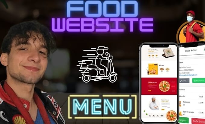 do a modern and elegant web design for your restaurant