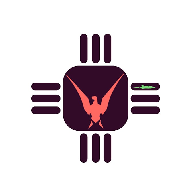 chipset logo with eagle sharpness and speed