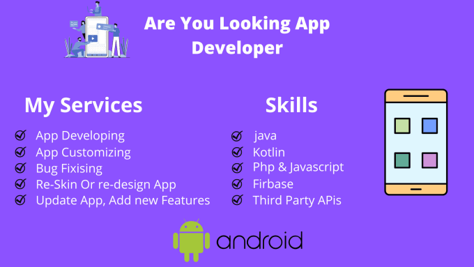 develop android app in very less time