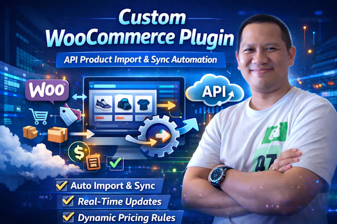 develop custom woocommerce plugin for API product import