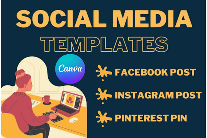 Create flyer, poster, banner, social media posts, ebook, ads in canva ...