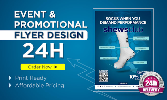 design professional custom flyers in 24 hours for products