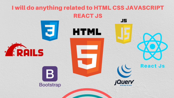 Design develop custom website using html css javascript reactjs by Web ...