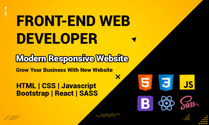Be your front end developer using html css js bootstrap by Dev_uzzul ...