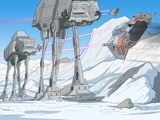 draw a background for your cartoon