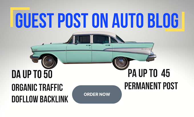 publish auto guest post on automotive blog