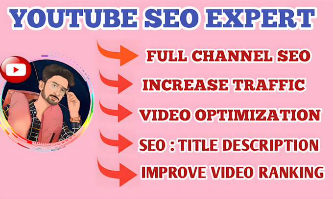 write seo youtube video, description and tags to increase views