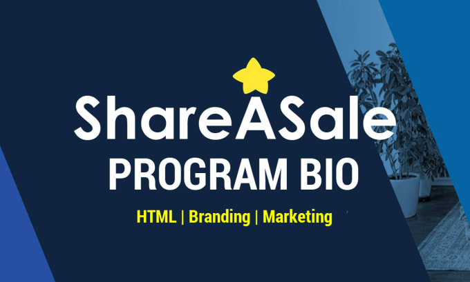 design your shareasale program bio affiliate marketing