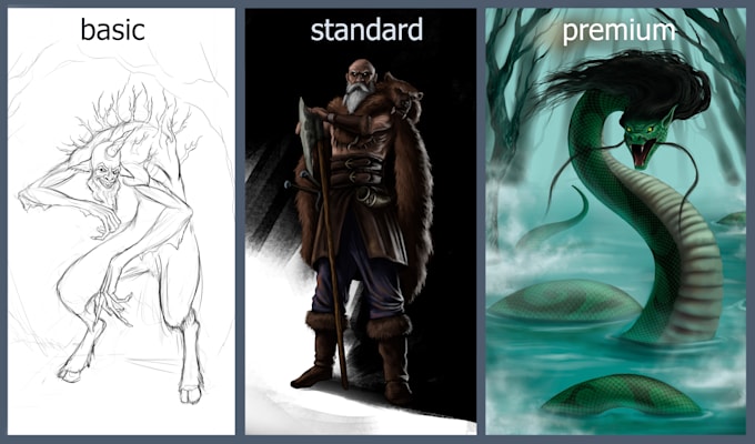 illustrate your fantasy character