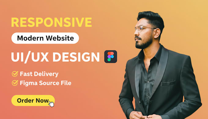 do professional UI UX figma design website mobile app landing page
