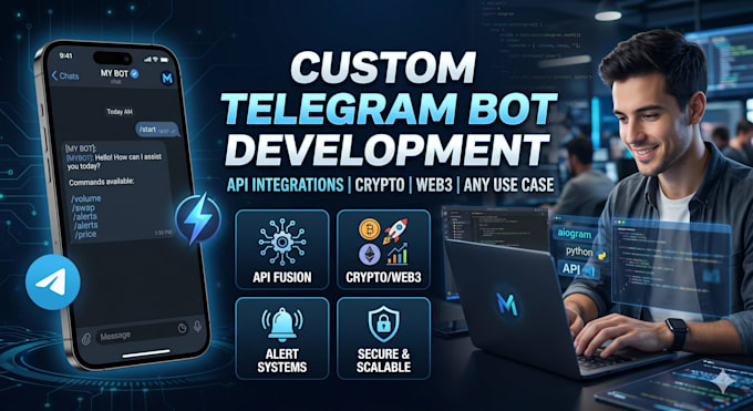 code a professional telegram bot