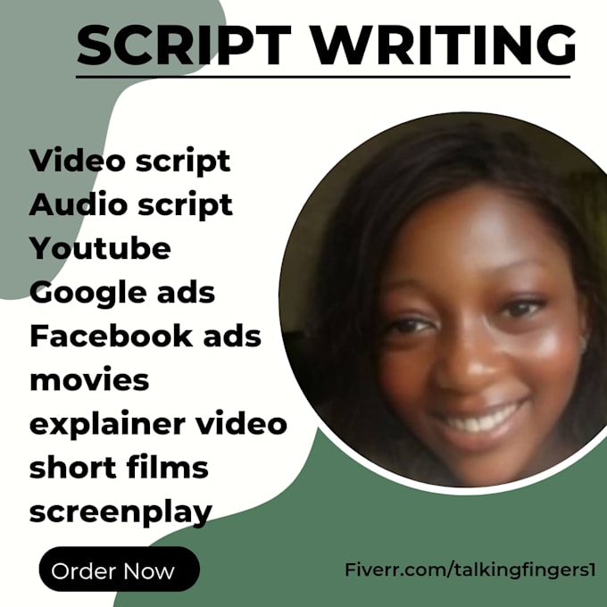 Write your youtube,explainer video,audio, and movies scripts by ...