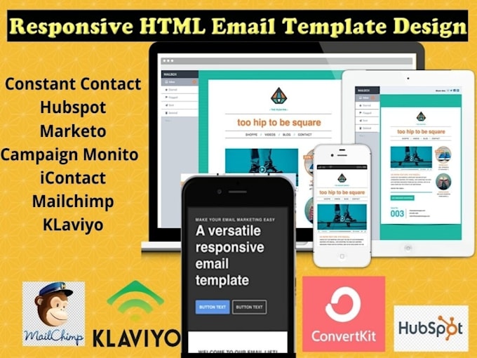 design branded email or newsletter templates that convert