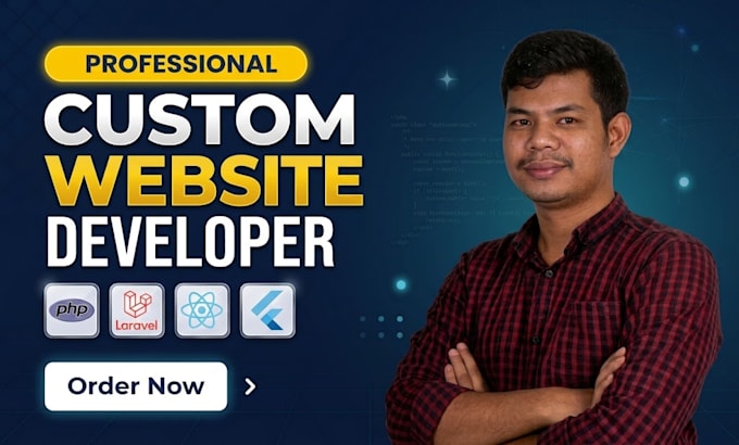 develop laravel web apps, with an admin panel