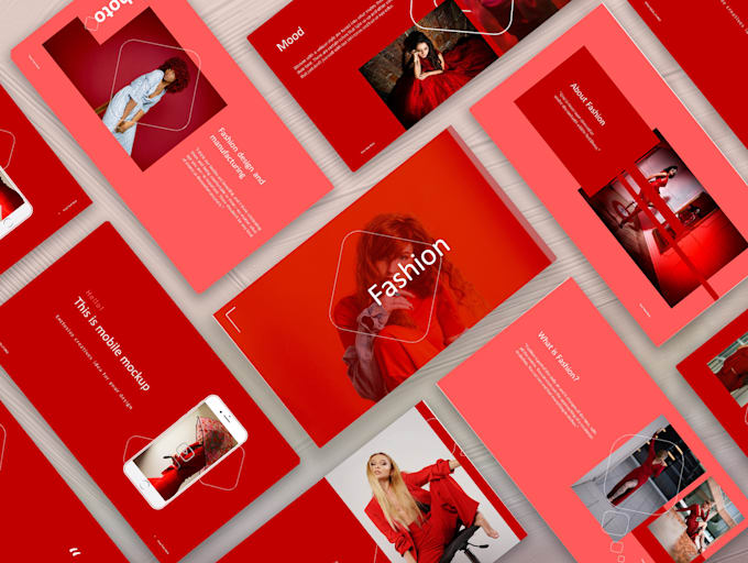 design google slide and powerpoint master template