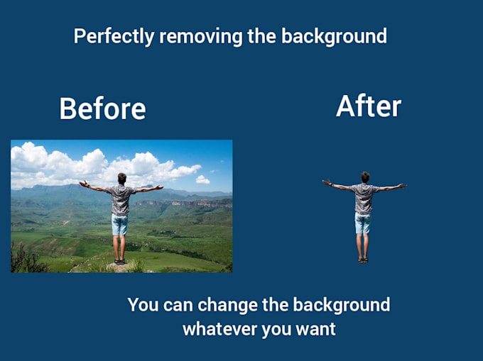 remove and changing background of images