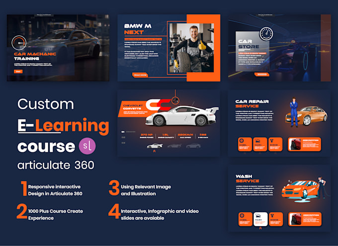 develope custom elearning course in articulate 360