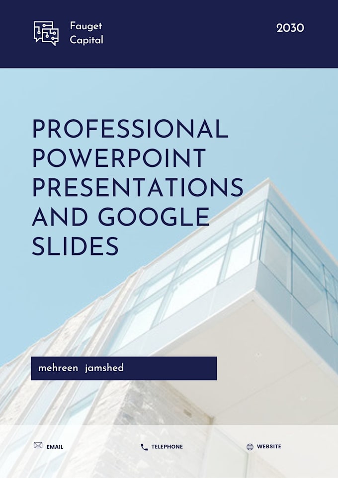 Design professional presentation and google slides by Mj3173783 | Fiverr