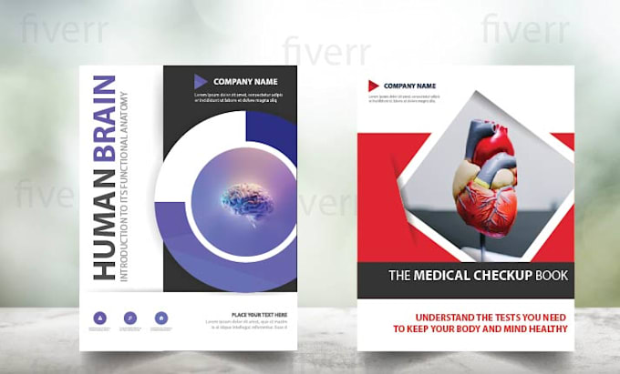 design a creative cover for medical books