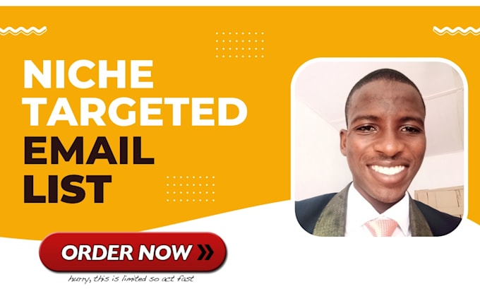 Do clean and active niche targeted email list by Cre8ive_t | Fiverr