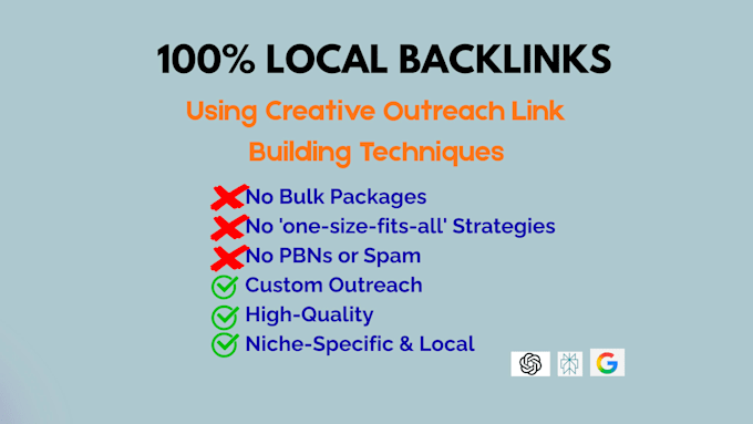 do outreach link building for local businesses