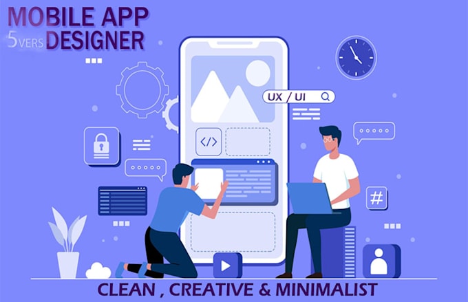 Do context mobile app ui ux design by Berrirto | Fiverr