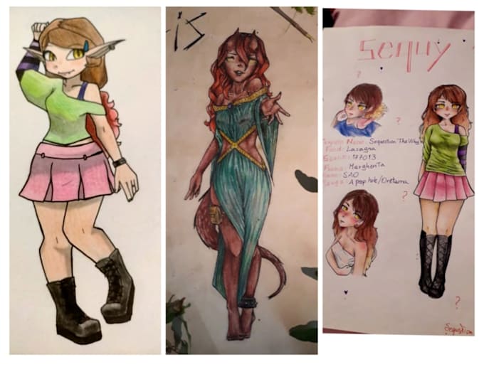 Create a character design by Sequestion | Fiverr