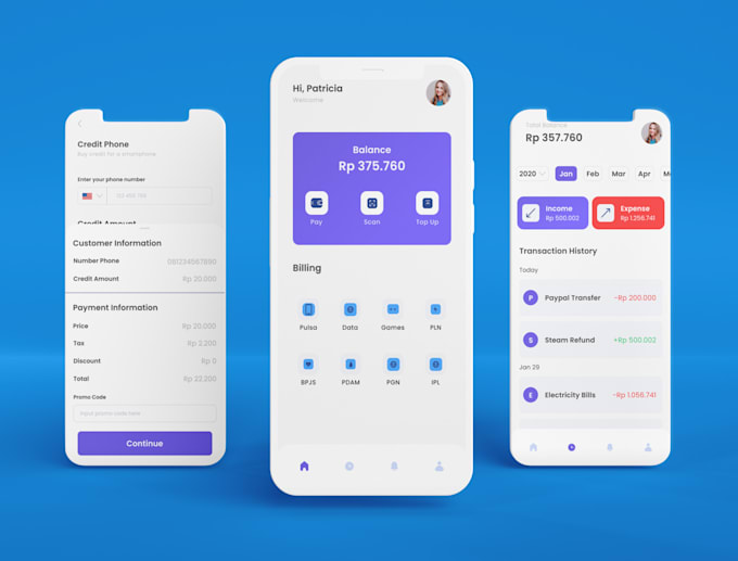 Design professional ui ux mobile app for your business by Ciaa_design ...