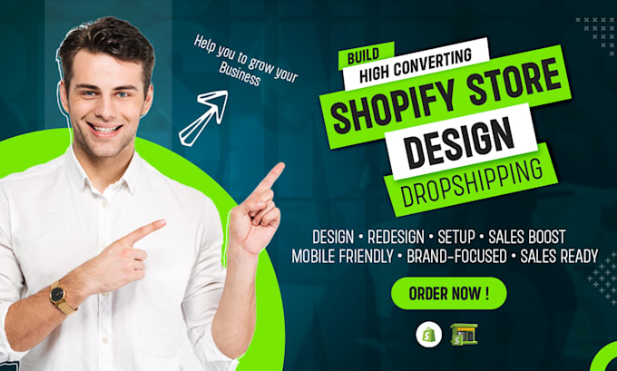 design and develop a high converting shopify store website