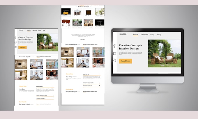 design  UI UX designs for mobile apps or websites in adobe xd