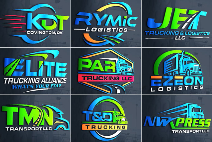 Do professional transport trucking and logistics logo design by Design ...