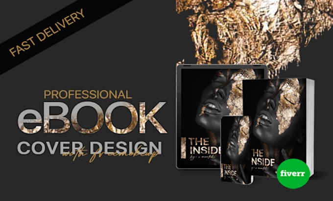 create an ebook with a stunning custom cover mockup design