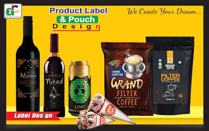 design label box pouch and packaging