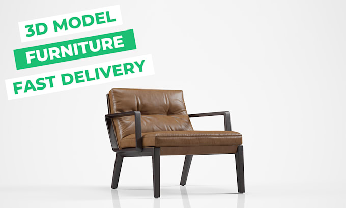 do 3d models and renders of furniture