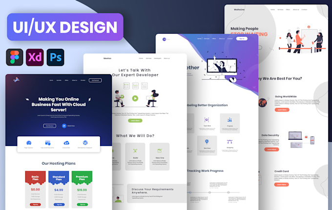 Make stunning website and app ui ux, dashboard ui by Samehulhaq | Fiverr
