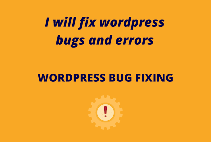 fix wordpress bugs and errors