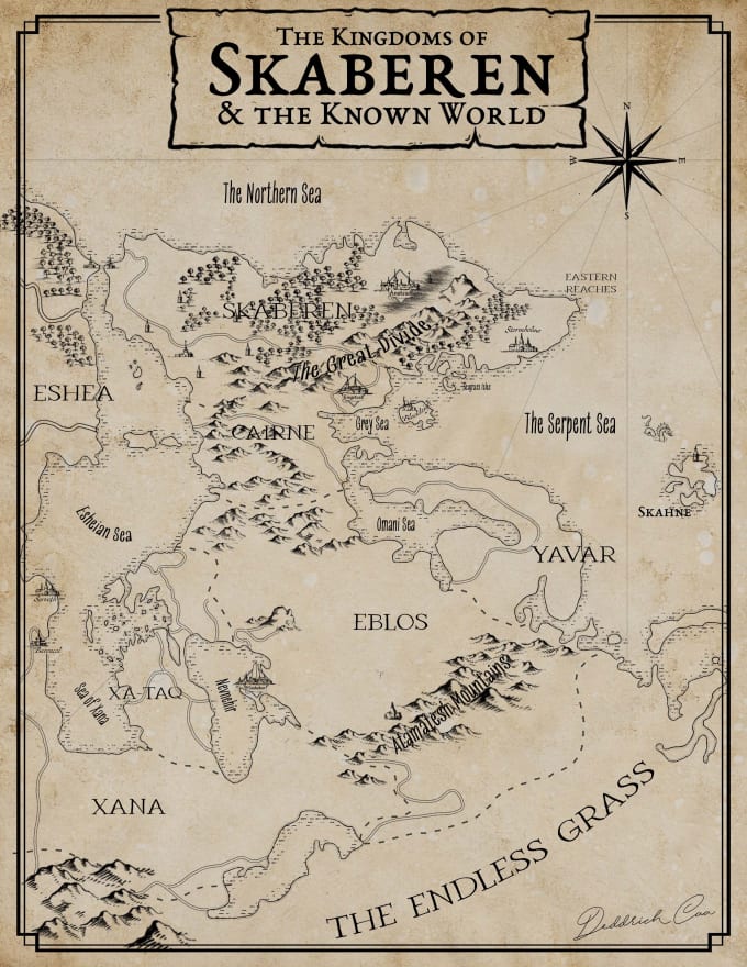 create a map for your fantasy or scifi world