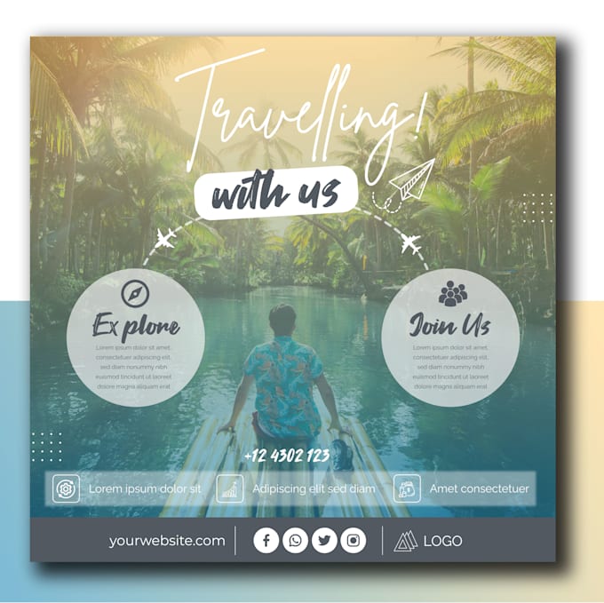 do custom flyer, brochure design