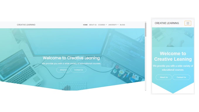 Convert figma design to responsive website by Maheshgaikwa400 | Fiverr