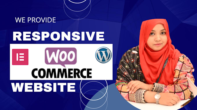 create a responsive woocommerce business website on wordpress