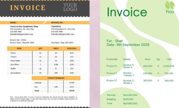 create quick invoice