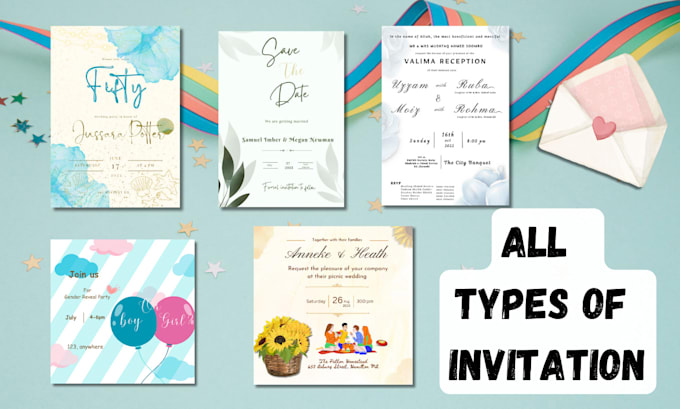 design invitation cards with littlebit animation